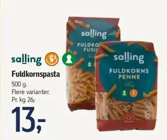 Fuldkornspasta