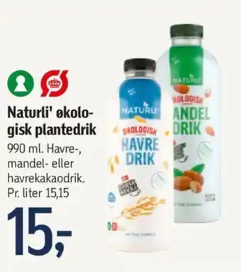 Føtex Naturli' økolo- gisk plantedrik tilbud