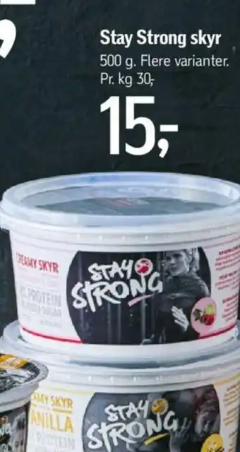 Føtex Stay Strong skyr 500 g tilbud