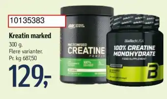 Føtex Kreatin marked tilbud