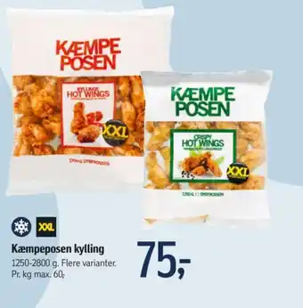 Føtex Kæmpeposen kylling tilbud