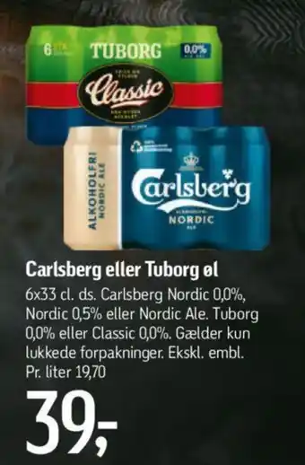 Føtex Carlsberg eller Tuborg el tilbud