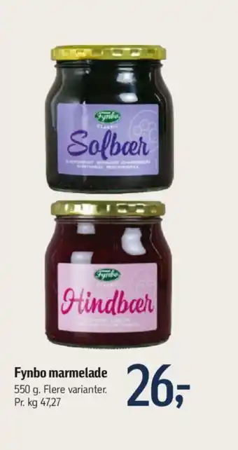 Føtex Fynbo marmelade tilbud