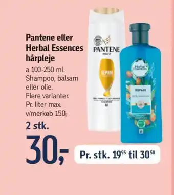 Føtex Pantene eller Herbal Essences hårpleje tilbud