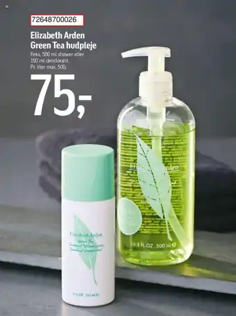 Føtex Elizabeth Arden Green Tea hudpleje tilbud