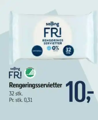 Rengøringsservietter
