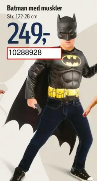 Føtex Batman med muskler tilbud