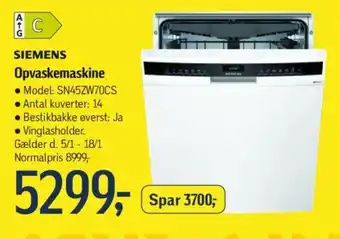 Føtex Opvaskemaskine tilbud