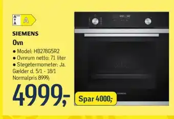 Føtex Ovn tilbud