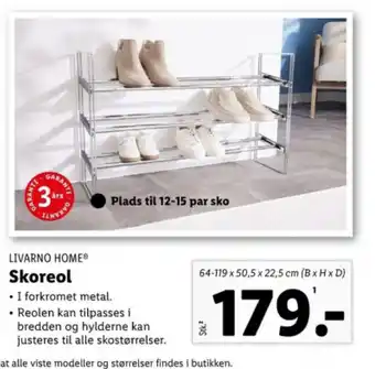 Lidl LIVARNO HOMEⓇ Skoreol tilbud