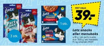 Bilka Latz snacks eller menuboks tilbud