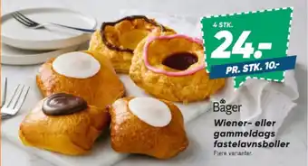 Wiener- eller gammeldags fastelavnsboller