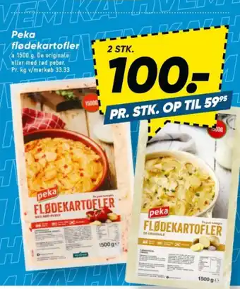 Bilka Peka flødekartofler tilbud