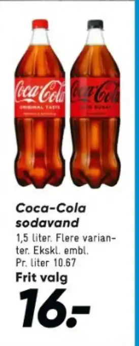 Bilka Coca-Cola sodavand tilbud
