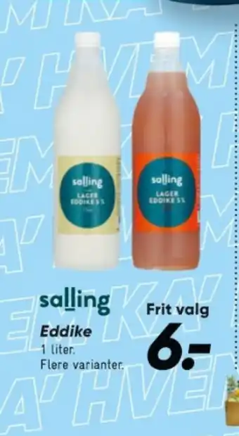 Eddike 1 liter.
