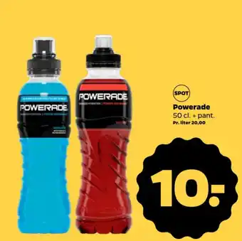Netto Powerade 50 cl. + pant. tilbud