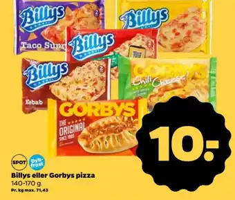 Netto Billys eller Gorbys pizza tilbud
