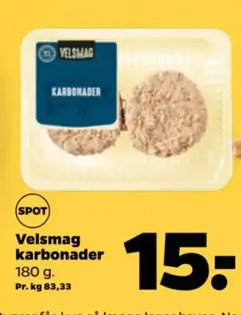 Netto Velsmag karbonader tilbud