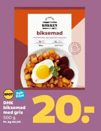 DHK biksemad med gris