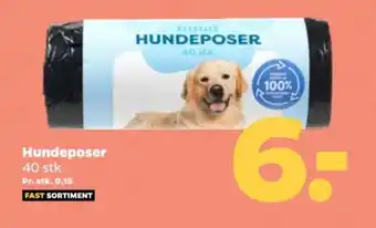 Netto Hundeposer 40 stk tilbud