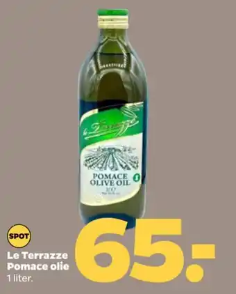 Netto Le Terrazze Pomace olie 1 liter. tilbud
