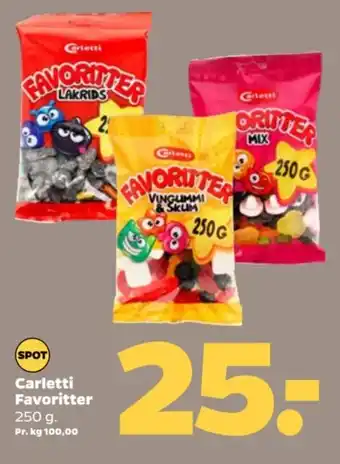 Netto Carletti Favoritter tilbud