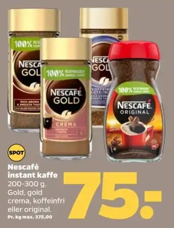 Netto Nescafé instant kaffe tilbud
