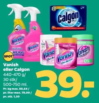 Netto Vanish eller Calgon tilbud
