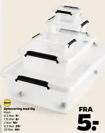 Netto Opbevaring med låg tilbud