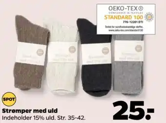 Netto Strømper med uld tilbud