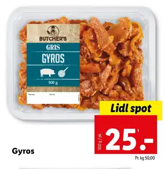 Lidl Gyros tilbud