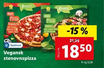 Lidl Vegansk stenovnspizza tilbud