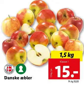 Lidl Danske æbler tilbud