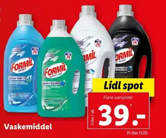 Lidl Vaskemiddel tilbud