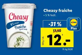 Lidl Cheasy fraiche tilbud