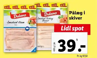 Lidl Pålæg i skiver tilbud