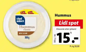 Lidl Hummus tilbud