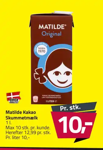 Fleggaard Matilde kakao skummetmælk tilbud