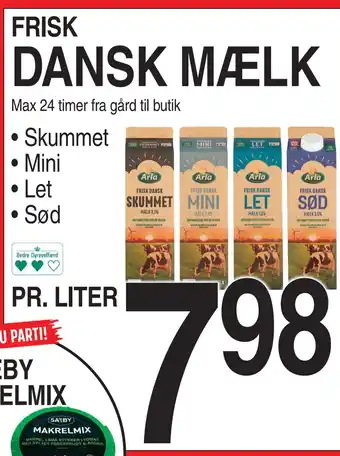 ABC Lavpris Frisk dansk mælk tilbud