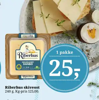 Dagli'Brugsen Riberhus skiveost tilbud