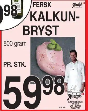 ABC Lavpris Kalkunbryst tilbud