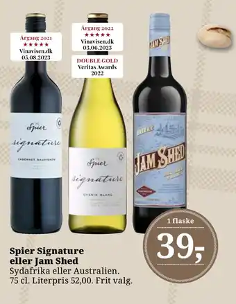 Dagli'Brugsen Spier signature eller jam shed tilbud