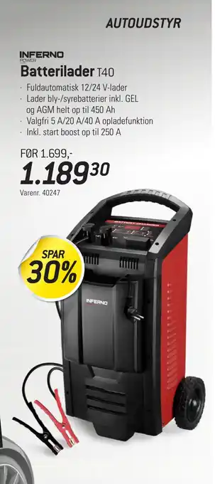 Thansen Batterilader tilbud