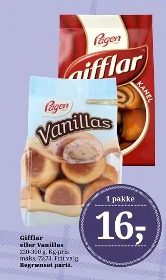Dagli'Brugsen Gifflar eller vanillas tilbud