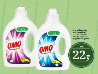 Dagli'Brugsen Omo flydende vaskemiddel tilbud