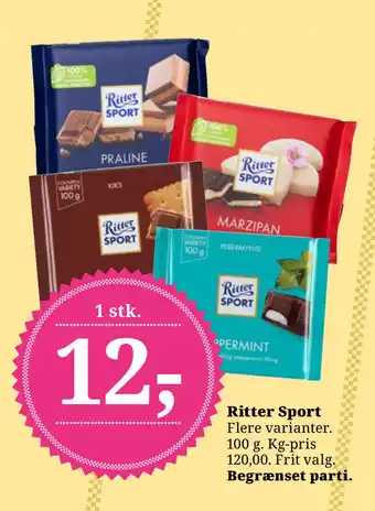 Dagli'Brugsen Ritter sport tilbud