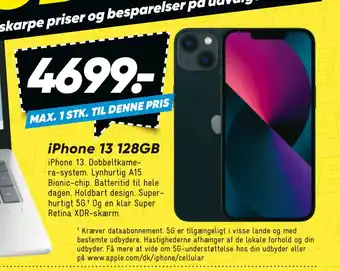 Bilka Iphone 13 128gb tilbud