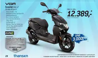 Thansen Scooter tilbud