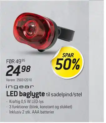 Thansen Led baglygte tilbud