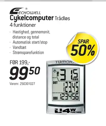 Thansen Cykelcomputer tilbud
